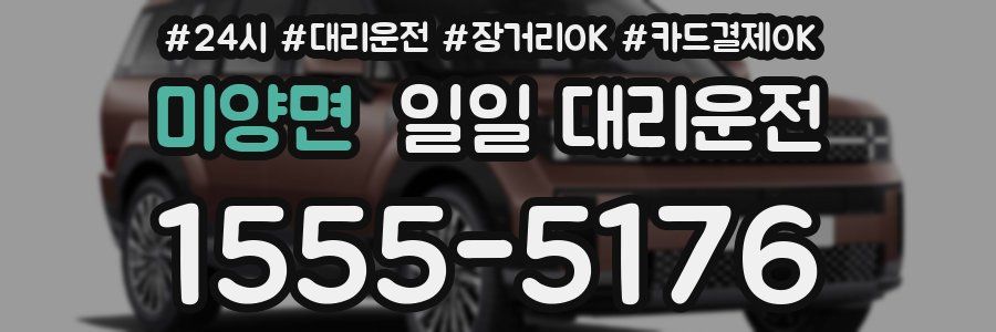 미양면 일일 대리운전