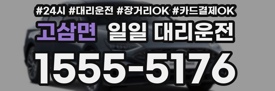 고삼면 일일 대리운전