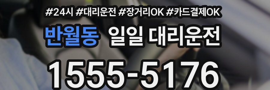 반월동 일일 대리운전