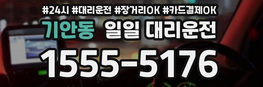 기안동 일일 대리운전