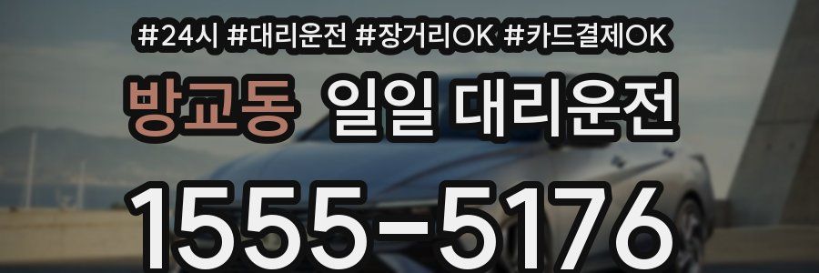 방교동 일일 대리운전