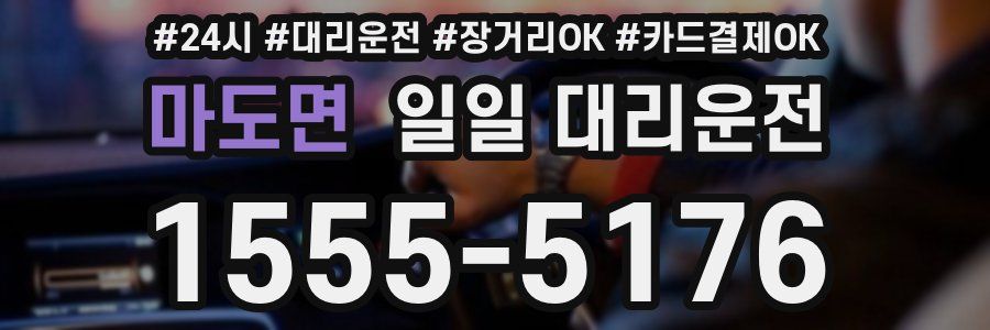 마도면 일일 대리운전