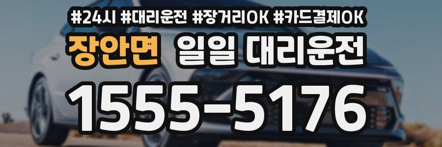 장안면 일일 대리운전