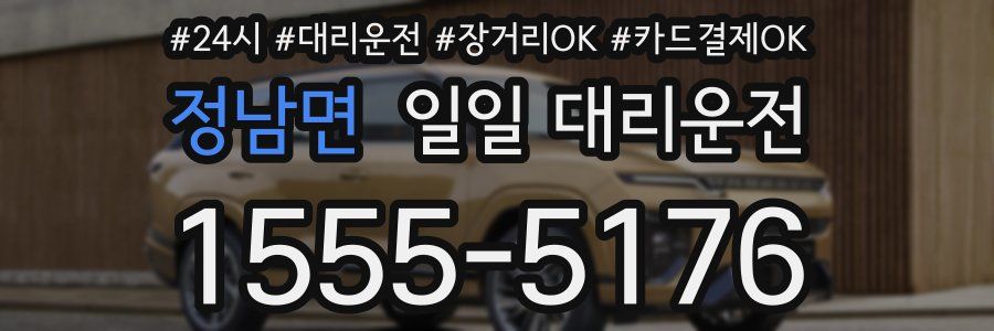 정남면 일일 대리운전
