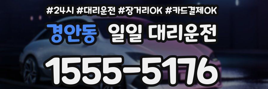 경안동 일일 대리운전