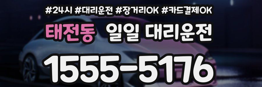 태전동 일일 대리운전