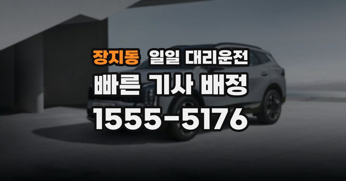 장지동 일일 대리운전