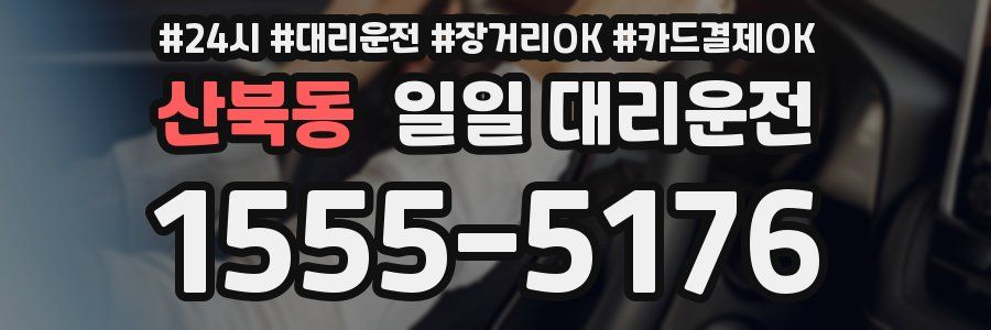 산북동 일일 대리운전