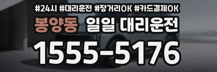 봉양동 일일 대리운전