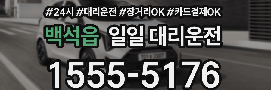 백석읍 일일 대리운전