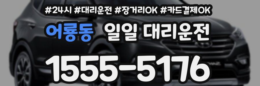 어룡동 일일 대리운전
