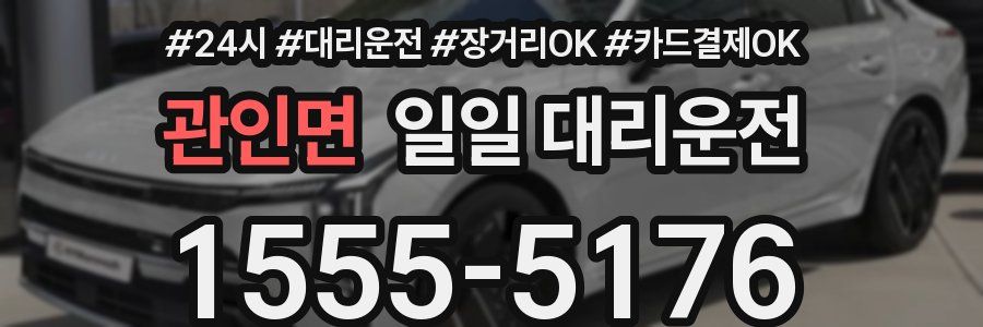 관인면 일일 대리운전
