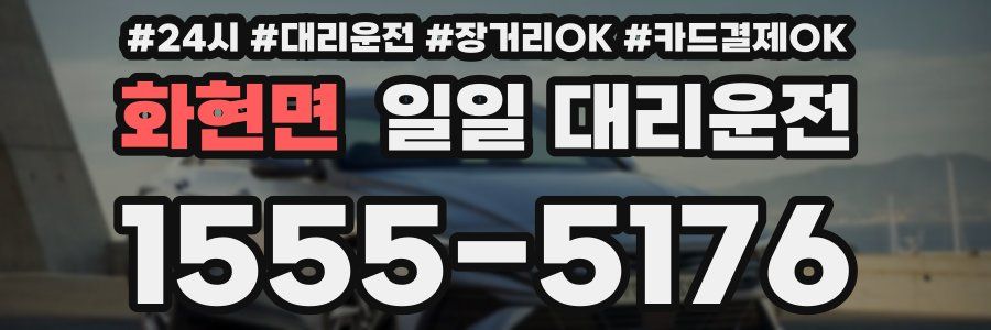 화현면 일일 대리운전