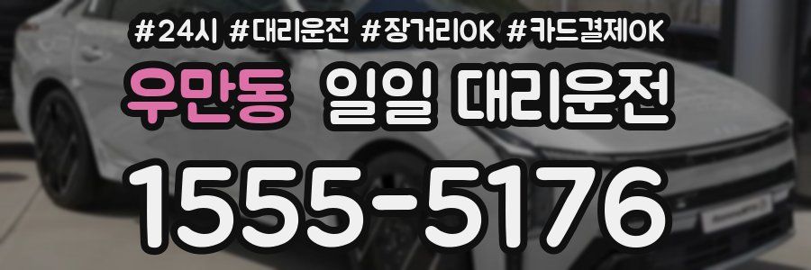 우만동 일일 대리운전