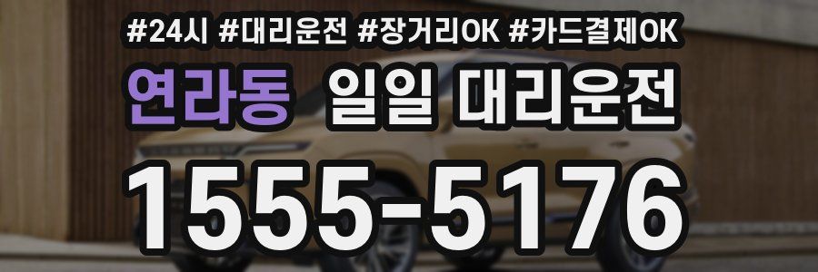 연라동 일일 대리운전