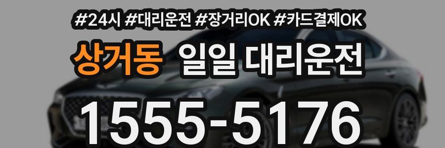 상거동 일일 대리운전
