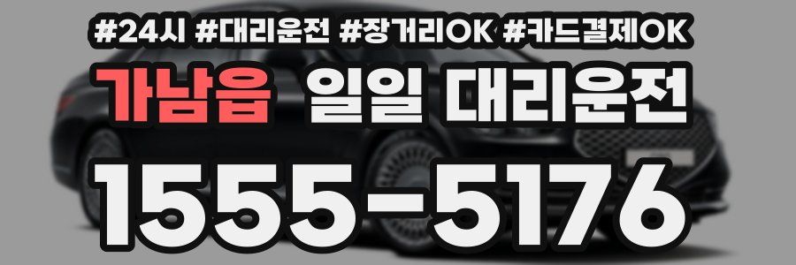 가남읍 일일 대리운전