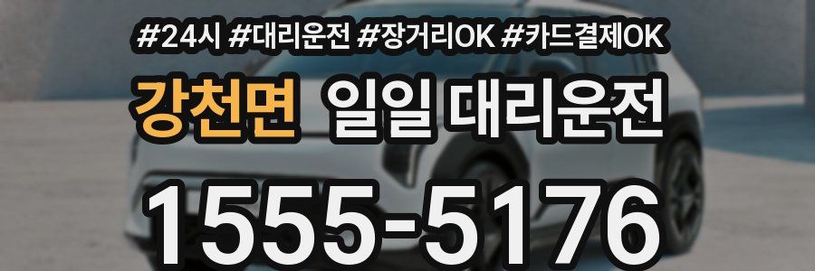 강천면 일일 대리운전