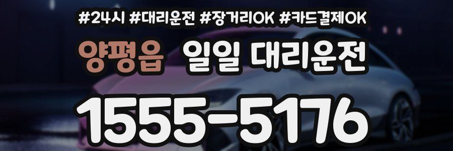 양평읍 일일 대리운전