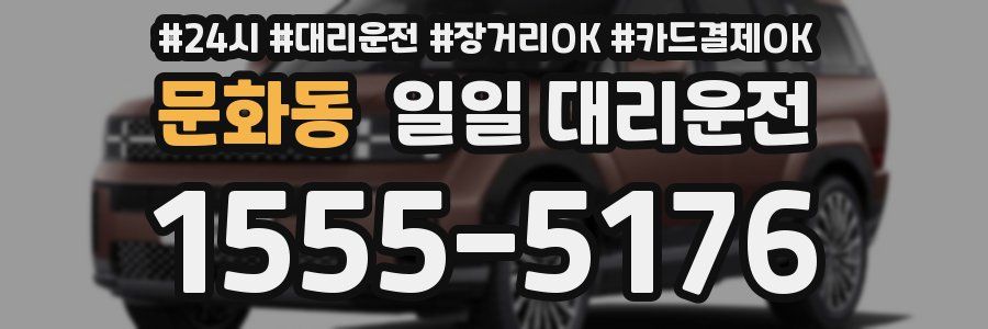 문화동 일일 대리운전