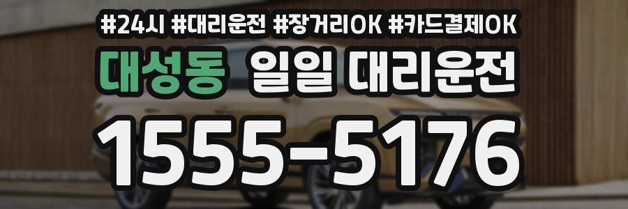 대성동 일일 대리운전