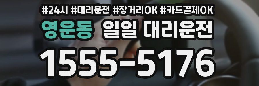 영운동 일일 대리운전