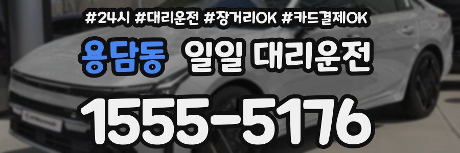 용담동 일일 대리운전