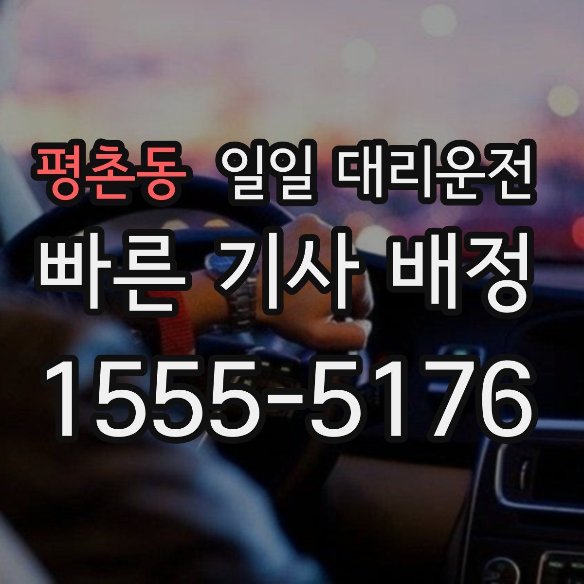 평촌동 일일 대리운전