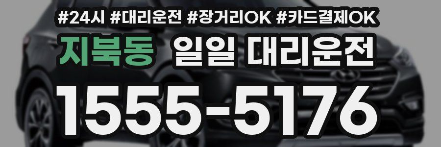 지북동 일일 대리운전