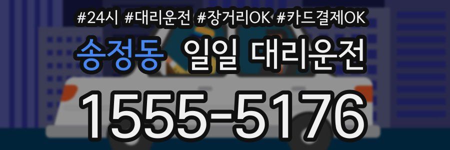 송정동 일일 대리운전