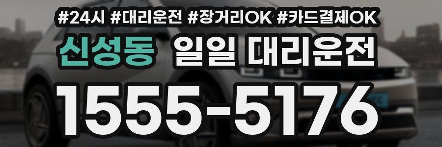 신성동 일일 대리운전