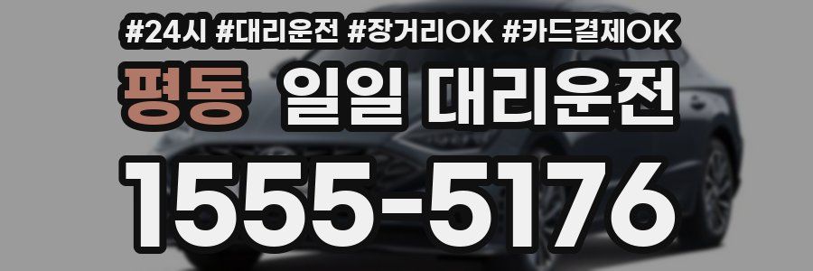 평동 일일 대리운전