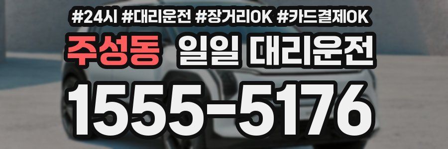 주성동 일일 대리운전