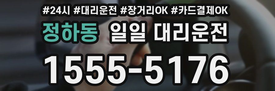 정하동 일일 대리운전