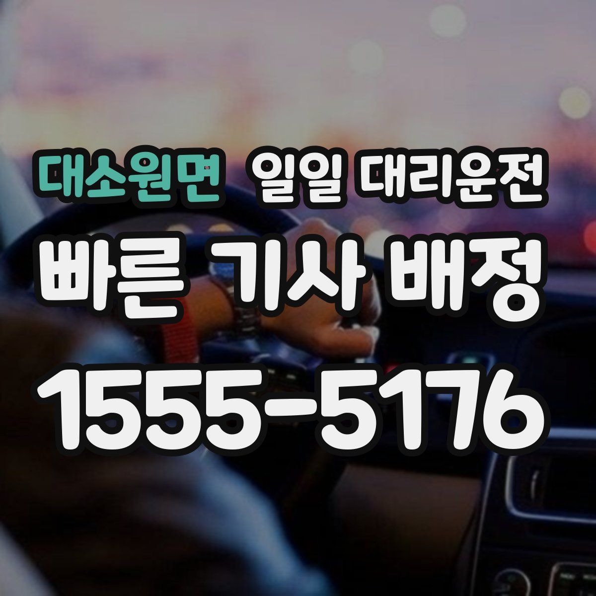 대소원면 일일 대리운전