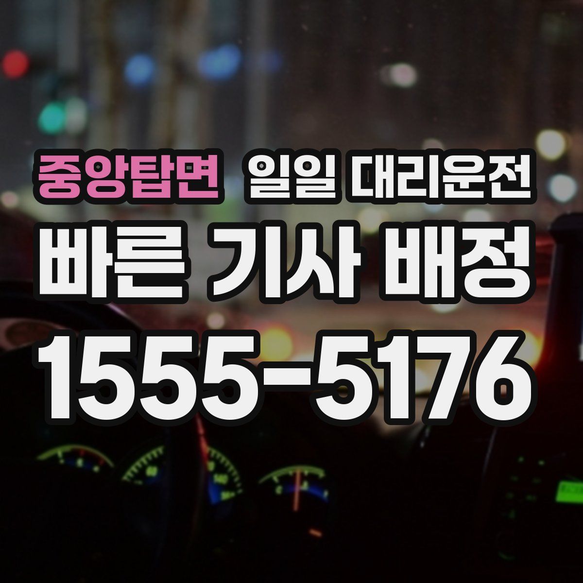 중앙탑면 일일 대리운전
