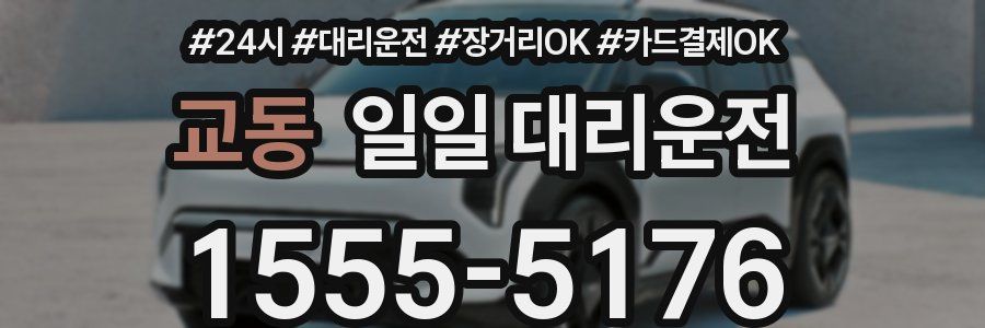 교동 일일 대리운전