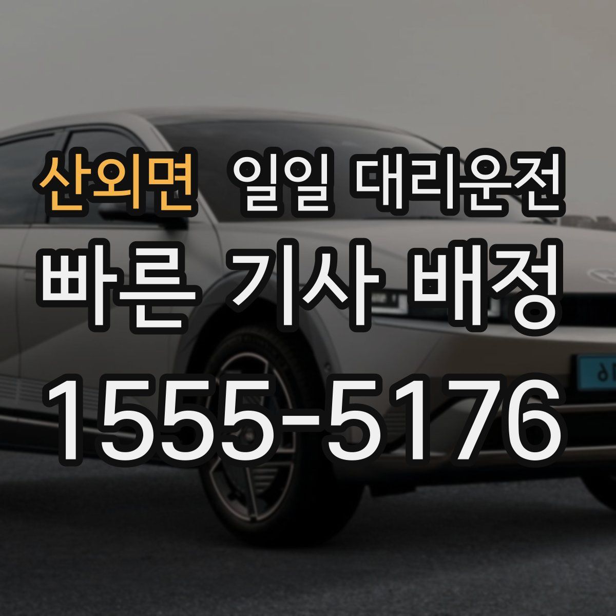산외면 일일 대리운전
