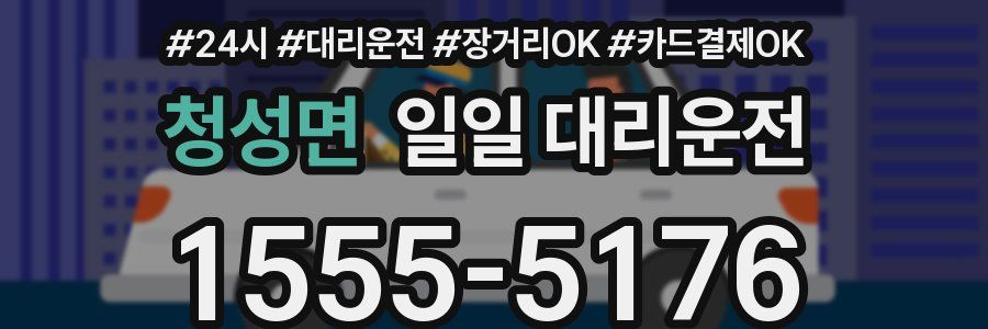 청성면 일일 대리운전