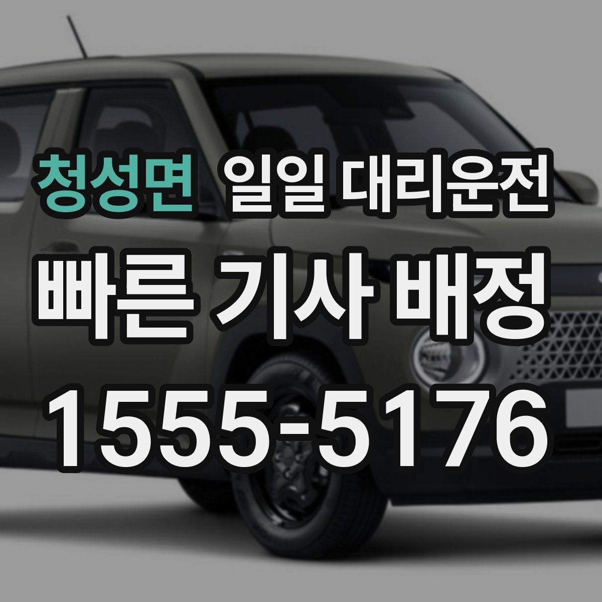 청성면 일일 대리운전
