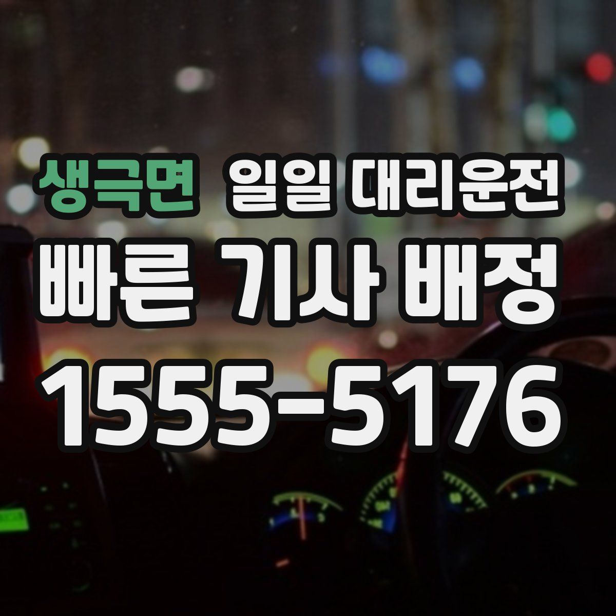 생극면 일일 대리운전