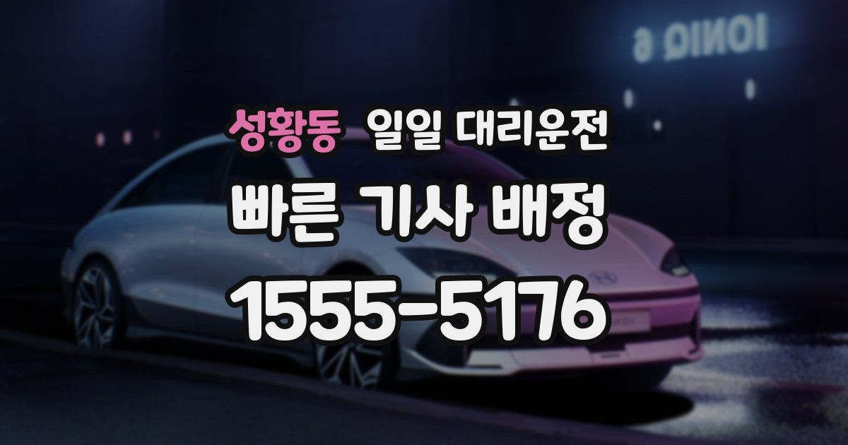 성황동 일일 대리운전