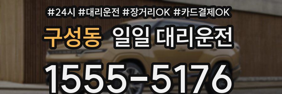 구성동 일일 대리운전