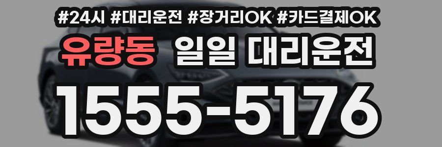 유량동 일일 대리운전
