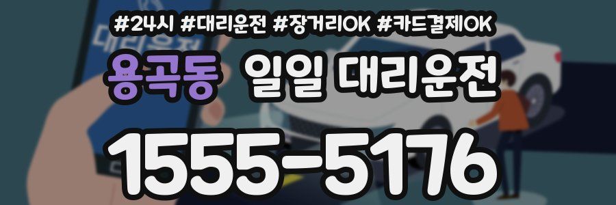용곡동 일일 대리운전