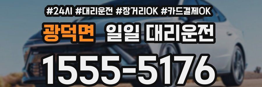 광덕면 일일 대리운전