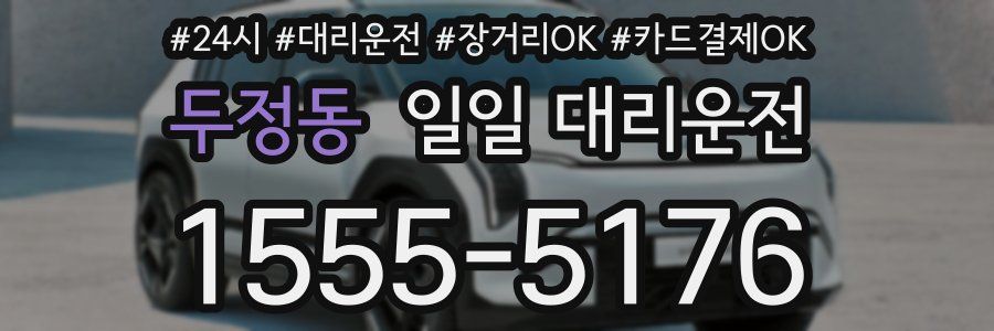 두정동 일일 대리운전