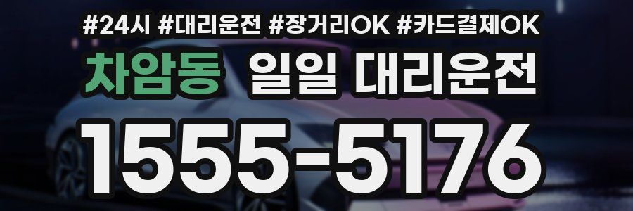 차암동 일일 대리운전