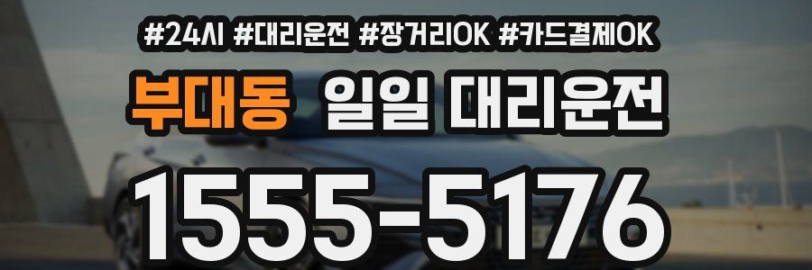 부대동 일일 대리운전