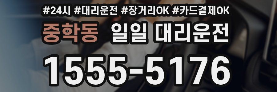 중학동 일일 대리운전